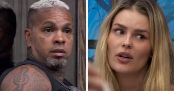 Rodriguinho comenta sobre compulsão de Yasmin e sugere “mordaça” para a modelo