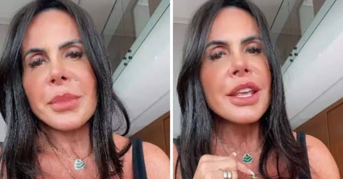 Gretchen revela nova aparência após procedimento estético: “Mais fino e delicado”