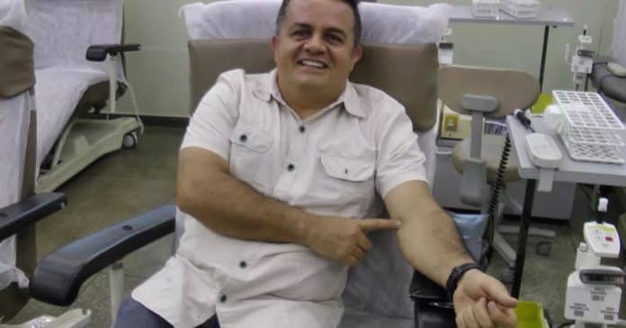 Homem se torna recordista de doações de sangue no Ceará, um herói anônimo que salvou muitas vidas