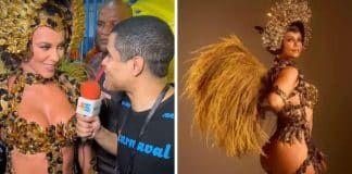Repórter vira polêmica após dizer que Paolla Oliveira traz representatividade para obesos no Carnaval 2024