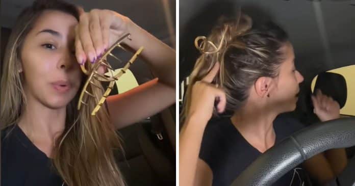 TikToker viraliza ao alertar pessoas para evitar usar presilhas de cabelo no carro; pode salvar uma vida
