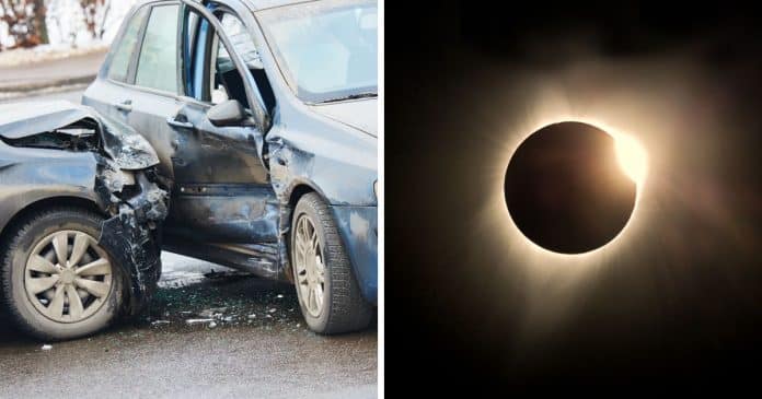 Eclipse solar de abril pode aumentar acidentes de carro: Estudo alerta para mais de 1.000 mortes