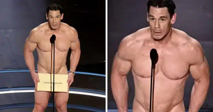 john-cena-surpreende-ao-surgir-nu-para-entregar-premio-no-oscar-2024 John Cena surpreende ao surgir NU para entregar Prêmio no Oscar 2024