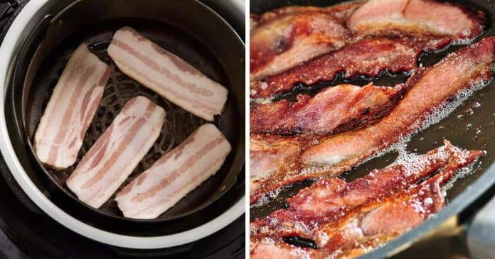 ALERTA: Especialista emite aviso para quem cozinha bacon em air fryer