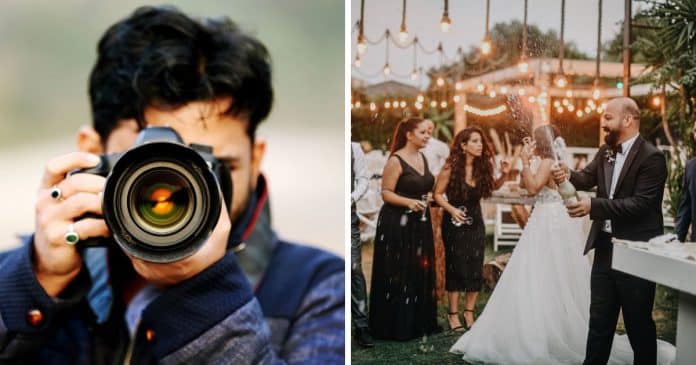 Fotógrafo exclui todas as fotos do casamento de casal após não poder comer ou beber na festa