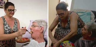Mulher sacrifica sua vida para cuidar dos pais idosos e do irmão com paralisia cerebral: ‘Eu carrego todo mundo’