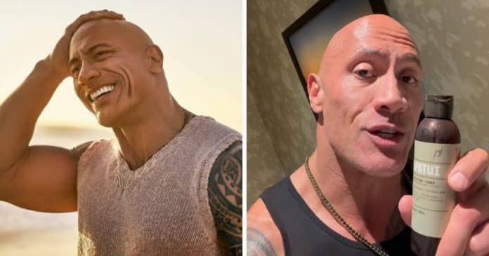 ‘The Rock’ confunde fãs ao lançar shampoo masculino – apesar de NÃO ter cabelo: “Ele está falando sério?”