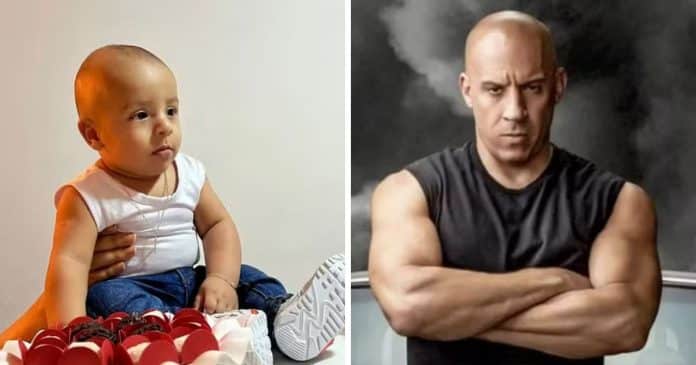 MINI TORETTO: Bebê do Espiríto Santo viraliza por semelhança com Vin Diesel