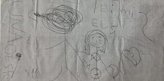 Tio é preso após desenho revelador de sobrinha ser encontrado