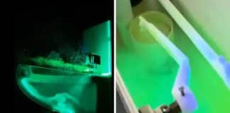 CHOCANTE: Vídeo mostra o que acontece quando não se fecha a tampa do vaso sanitário ao dar descarga
