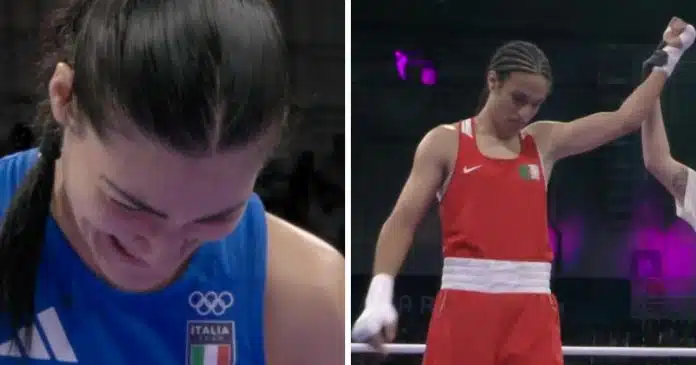 boxeadora-grita-isso-e-injusto-e-cai-de-joelhos-em-lagrimas-ao-desistir-da-luta-contra-oponente-olimpico-biologicamente-masculino Boxeadora grita “isso é injusto” e cai de joelhos em lágrimas ao desistir da luta contra oponente olímpico “biologicamente masculino”