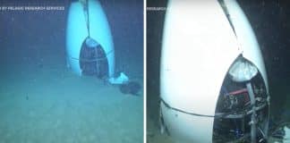 Imagens inéditas mostram destroços do submarino Titan no fundo do mar após a implosão