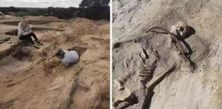 “Vampira da vida real” é enterrada com uma foice sobre seu pescoço e trancada com cadeado