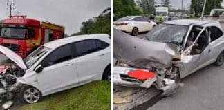 Casal sofre acidente ao tentar fugir de motel sem pagar conta de R$1.200