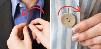 Por que as camisas de homens e mulheres têm botões em lados opostos?