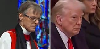 Bispo responde ao comentário de Trump depois que ela pediu que ele “tivesse misericórdia” de pessoas LGBTQ+ e migrantes
