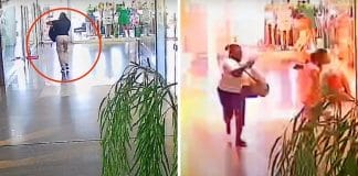 VÍDEO: Mulher é presa por explodir loja de suposta amante do marido por vingança e diz que não se arrepende