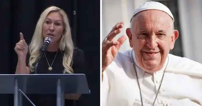 congressista-americana-provoca-indignacao-ao-afirmar-que-o-mal-esta-sendo-derrotado-pela-mao-de-deus-apos-morte-do-papa-francisco Congressista americana provoca indignação ao afirmar que “o mal está sendo derrotado pela mão de Deus” após morte do Papa Francisco