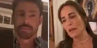 Vídeo antigo que mostra Cauã Reymond ‘ironizando técnica de atuação’ de Glória Pires ressurge em meio a polêmicas