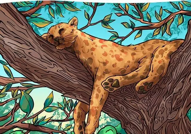 sabiaspalavras.com - S&oacute; os mais atentos conseguem encontrar a 'banana, m&atilde;o, cogumelo e peixe' escondidos nesta imagem da on&ccedil;a