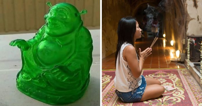 Mulher nas Filipinas reza por mais de quatro anos para estátua de Shrek ‘pensando que era Buda’