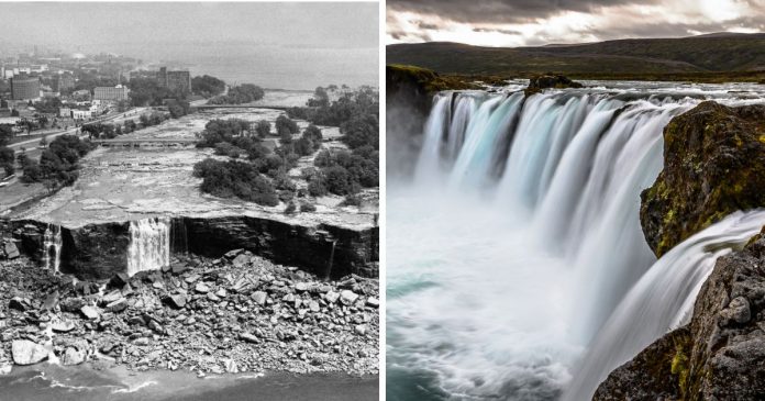 o-dia-em-que-os-eua-secaram-as-cataratas-do-niagara-e-revelaram-um-segredo-no-fundo-das-rochas O dia em que os EUA secaram as Cataratas do Niágara e revelaram um segredo no fundo das rochas