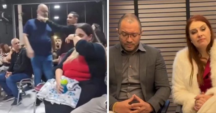 Vídeo: Pastor tenta confessar grave traição a fiéis e culto termina em confusão em Joinville, SC