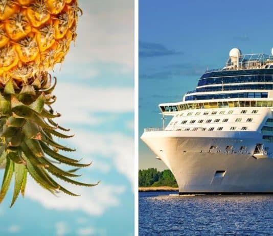 Abacaxi de cabeça para baixo em cruzeiros: O significado secreto que está surpreendendo passageiros