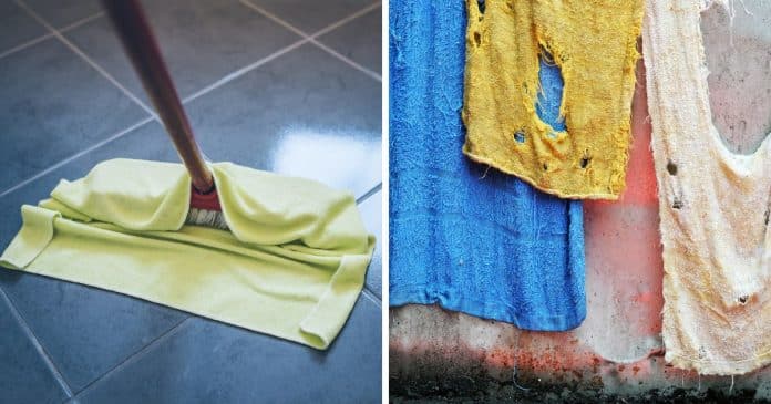 Nunca mais você vai usar roupa velha como pano de chão depois de saber disso