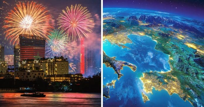 Qual país celebra o Ano Novo primeiro? Poucas pessoas sabem quem dá as boas-vindas ao ano e quem se despede por último