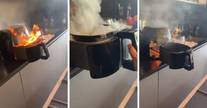 Airfryer pegou fogo? Bombeiro alerta o que você NUNCA DEVE FAZER nessa situação
