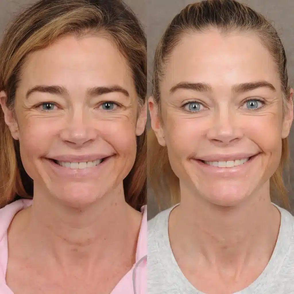 sabiaspalavras.com - &Iacute;cone da beleza, Denise Richards choca f&atilde;s com fotos impressionantes de antes e depois de cirurgia pl&aacute;stica no rosto