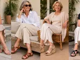 4 sandálias modernas que substituem o “sapato de vó” com elegância aos 60+