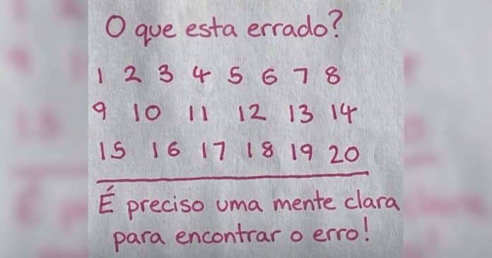 As pessoas estão tendo dificuldade em encontrar o erro: Por que nem sempre vemos o óbvio?