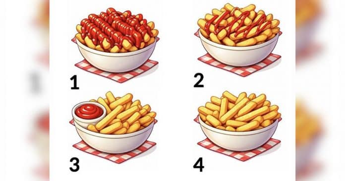 Seu jeito de comer batatas fritas revela quem você realmente é – qual delas você prefere?