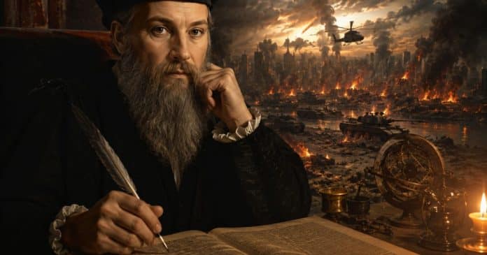 Profecia de Nostradamus alerta para 3 países que “cairão” antes que termine 2026