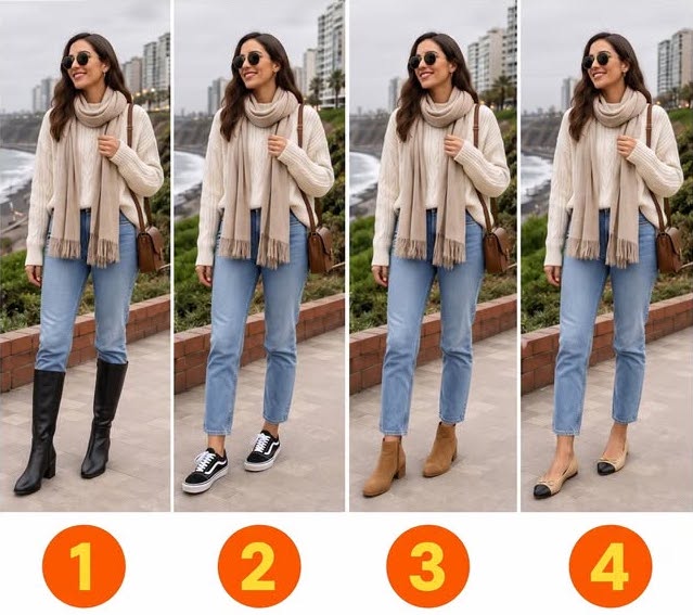 TESTE: Você tem bom gosto? Qual sapato realmente fica melhor com este look? sabiaspalavras.com - TESTE: Você tem bom gosto? Qual sapato realmente fica melhor com este look?