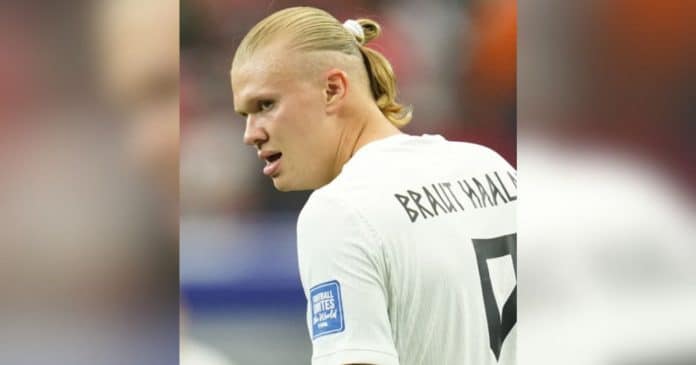 Detalhe na camisa de Erling Haaland  vira assunto antes de Brasil x Noruega na Copa do Mundo 2026
