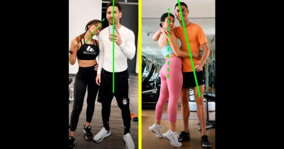 Mesma pose… mas a postura de Messi e Cristiano Ronaldo os denuncia: o que cada um esconde?
