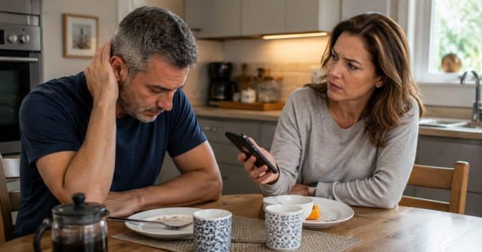 Depois de 23 anos juntos, ela encontrou uma mensagem no celular dele… e descobriu que o marido mentiu a vida inteira
