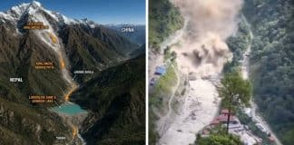 Vídeo com simulação chocante mostra como ‘colapso de geleira’ gerou corredor de destruição e devastou Nepal e Tibete