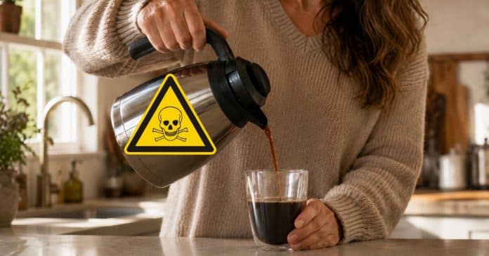 Você faz café cedo e deixa na garrafa térmica por horas? CUIDADO com esse hábito preocupante