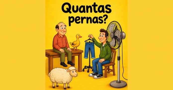 Poucos acertam… quantas pernas existem nesta imagem? Este desafio visual esconde muito mais do que parece