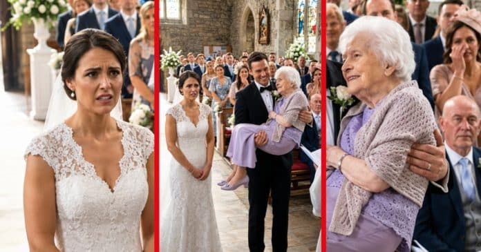 Ele pegou a própria mãe no colo após o casamento, deixou a noiva humilhada no altar… que revelou um segredo de família