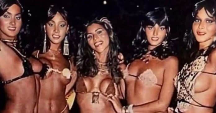 Essa foto de 1982 parece comum, mas uma das mulheres se tornaria um dos rostos mais famosos do Brasil