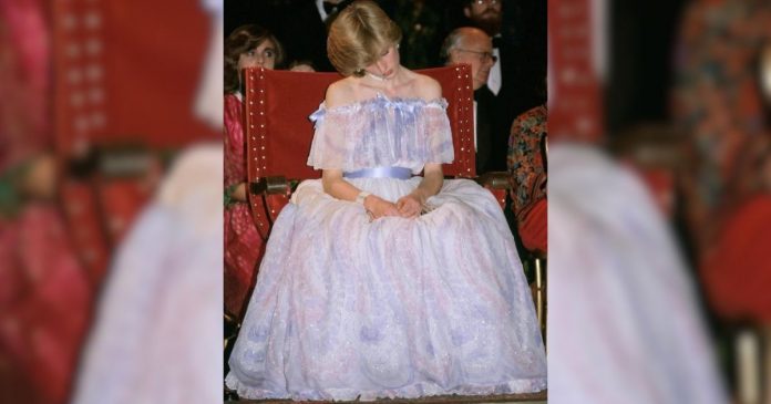 Esta foto não foi editada. Mas esconde um dos momentos mais marcantes da vida da princesa Diana