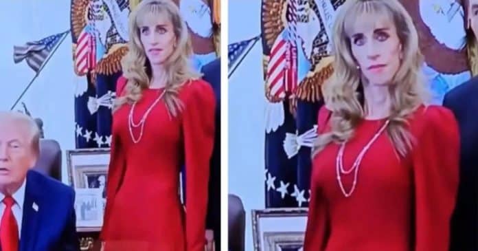 Esta mulher que apareceu ao lado do presidente Trump é o assunto MAIS FALADO no mundo hoje: “O que se passa?”